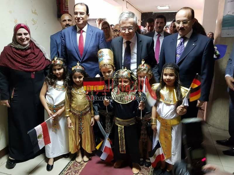 محافظ الدقهلية يستقبل السفير الألماني ،بمناسبة افتتاح المهرجان الألماني في دلتا النيل