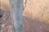 بالفيديو…أطفال شارع المدارس بــ”إمبابة” مهددون بالموت بسبب عمود كهرباء