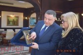عمرو حنفى يستقبل سفيرة سلوفينيا بالقاهرة