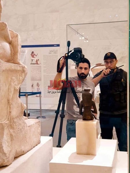 بالصور.. انتهاء توثيق القطع الأثرية بالمتحف القومي للحضارة بعدسة شريف صلاح